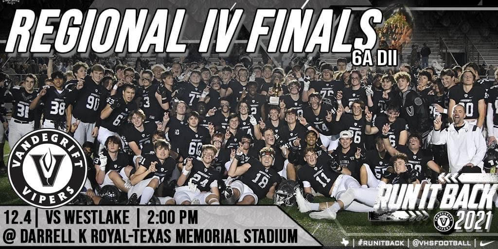 Vandegrift Vipers vs. Westlaps Chaps in Football Quarterfinals