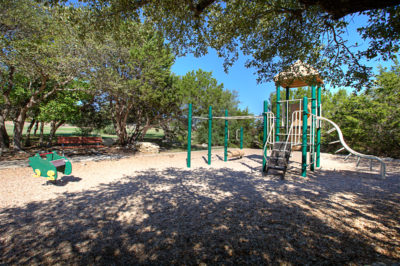 Playground at Westridge Park in Steiner Ranch, Austin Texas